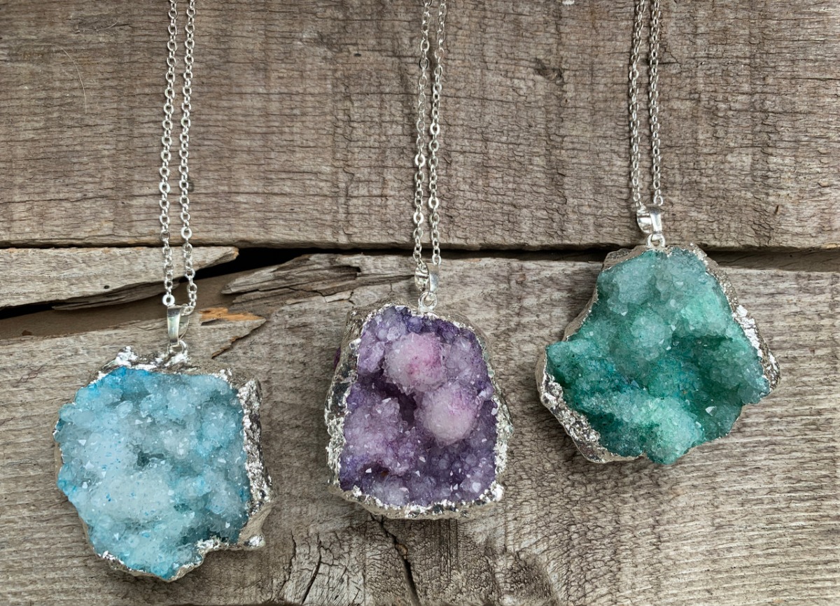 raw gemstone jewelry