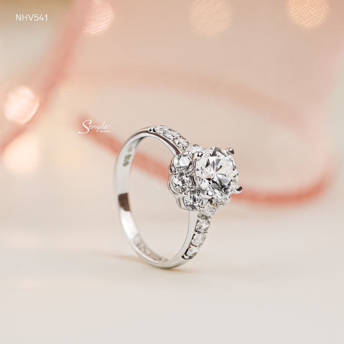 white gold engagement rings