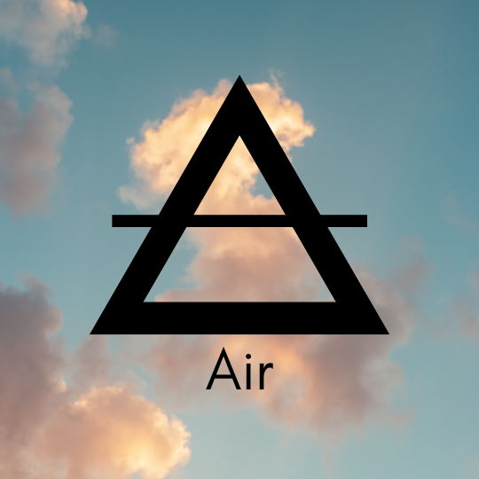 symbole alchimique de l'air