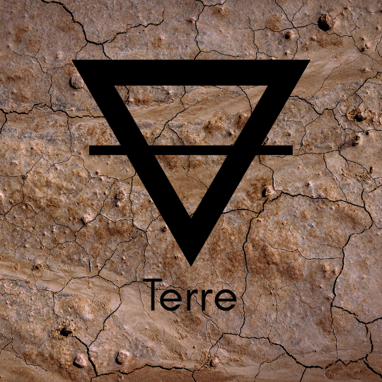 symboles alchimiques de la terre